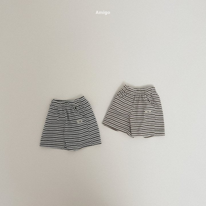 Cream Stripe Pants-amigo-15