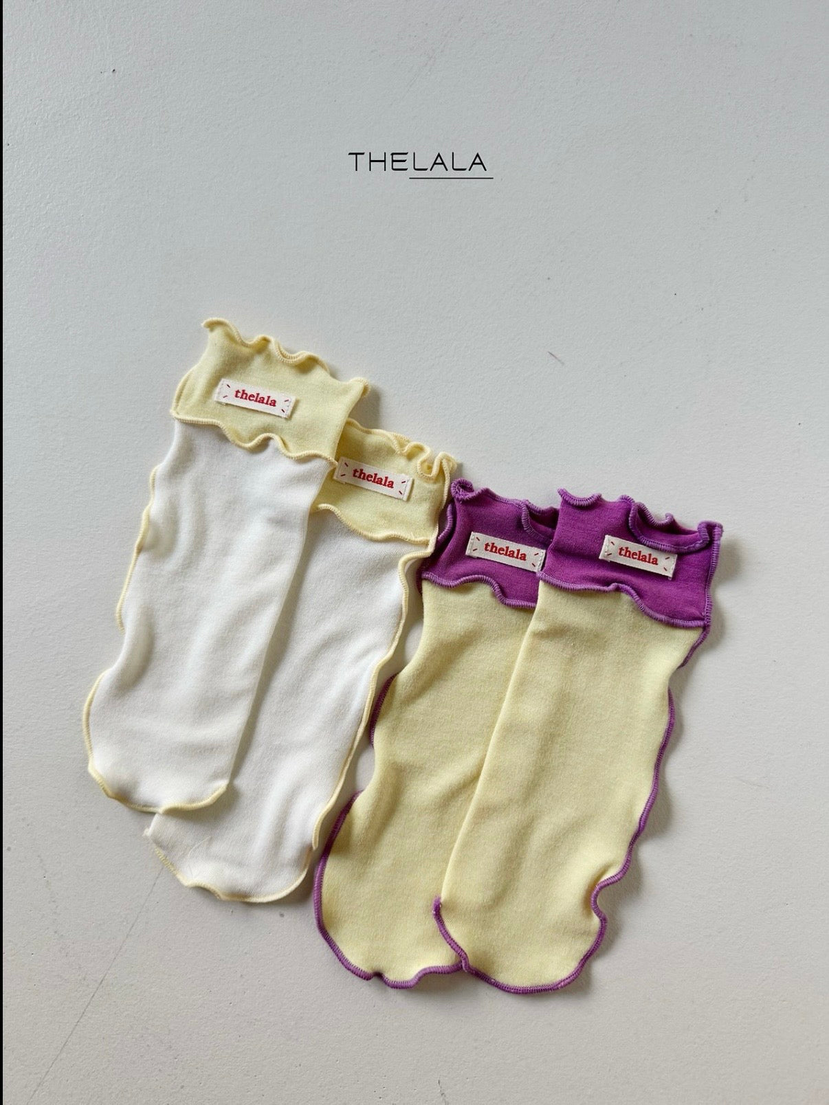 Wave Knee-High Socks-thelala-42