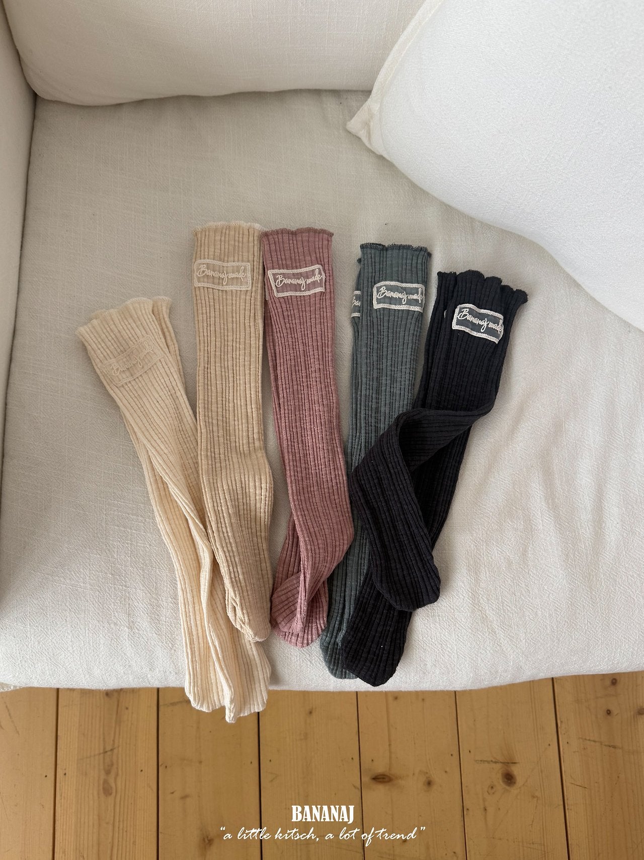 Li Dong Rib Socks-banana.j-49