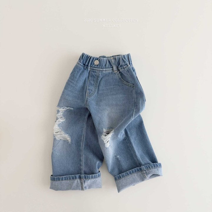 Folding Vintage Denim PT-melikey-22