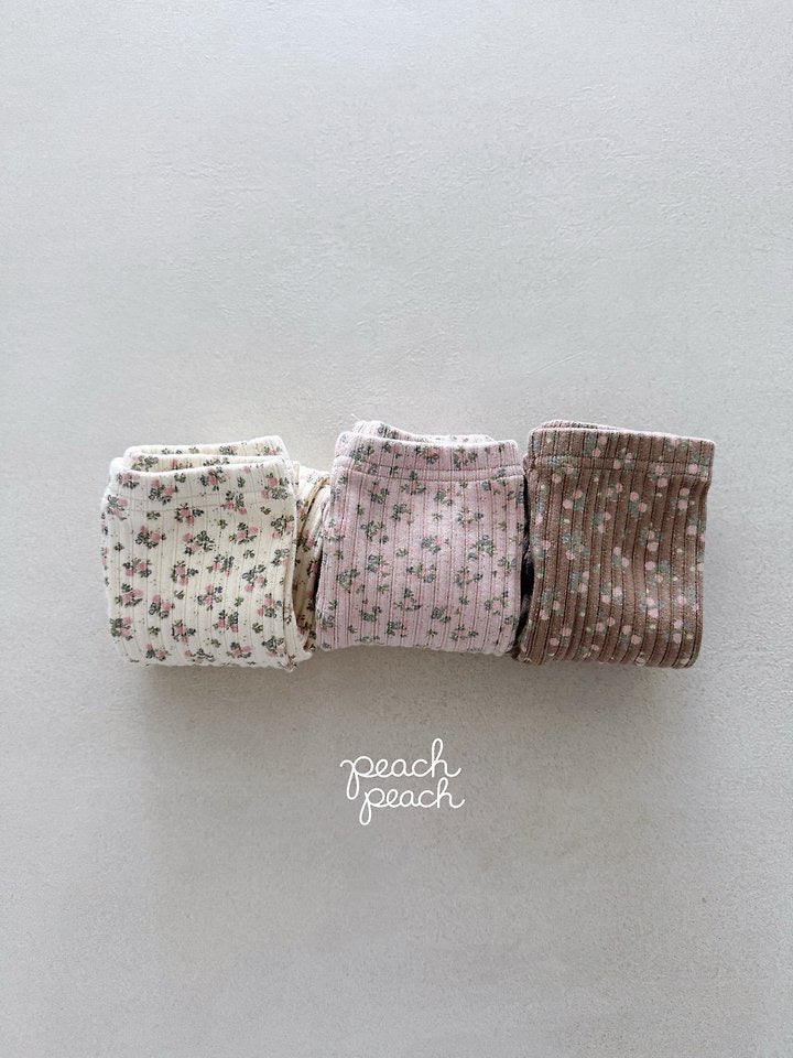 Bouquet Leggings-peach peach-23
