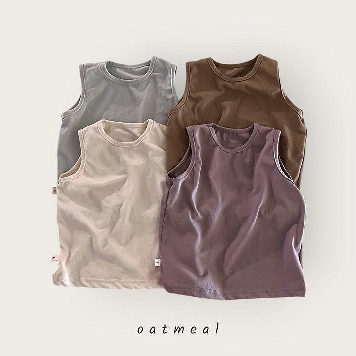 Velo Sleeveless Top - oatmeal - 24