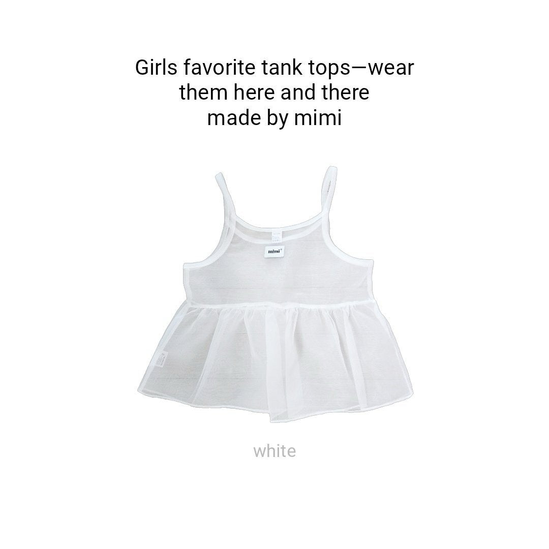 Organza Sleeveless Top-bymimi-13