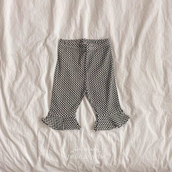 Check Frill Pants - petit & petit - 26