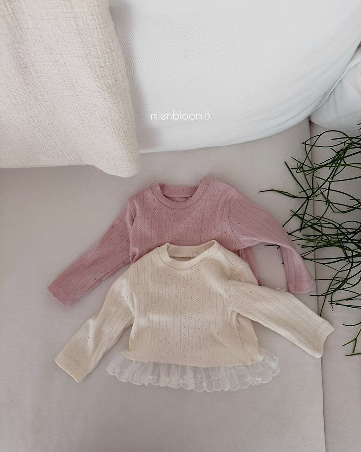 Heart Lace Tee-mienbloom.B-34