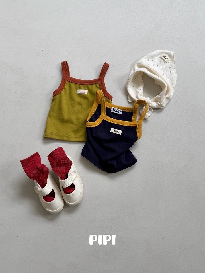 Contrast Strap Camisole-pipi-7