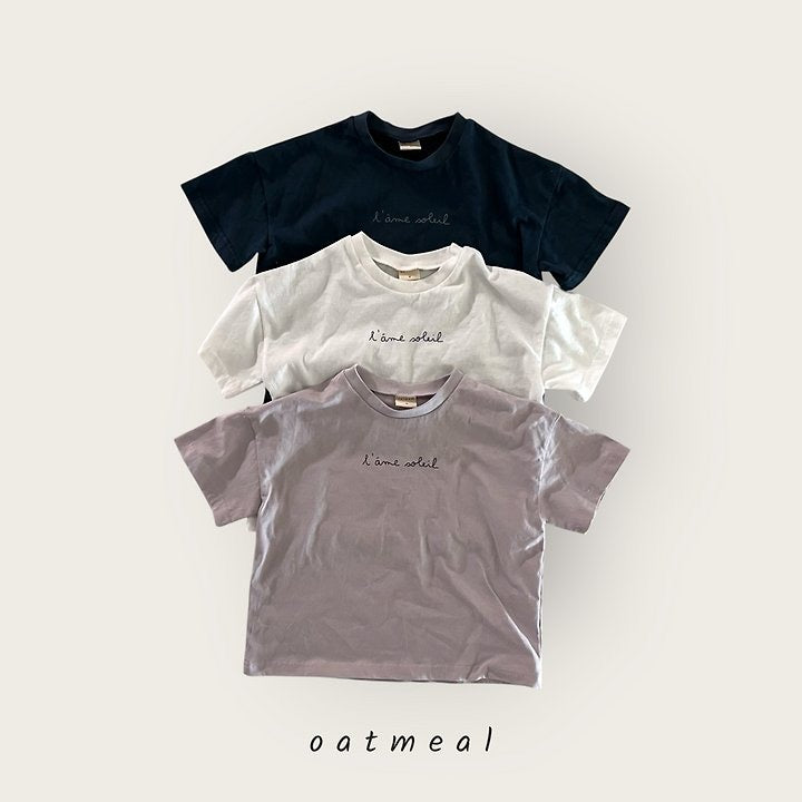 Soleil Round Tee - oatmeal - 19
