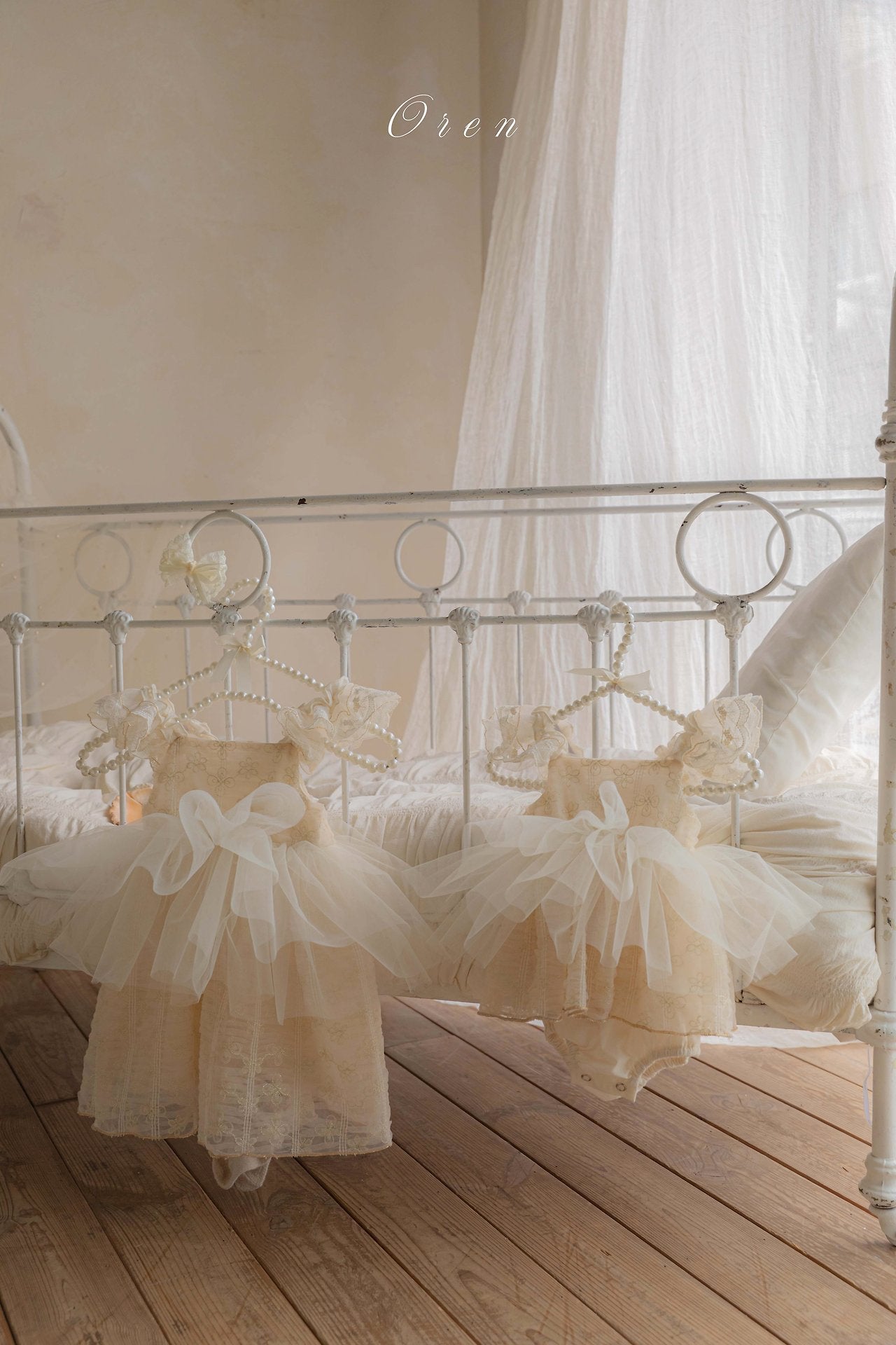 Shiny Tulle Dress-OREN-5-3