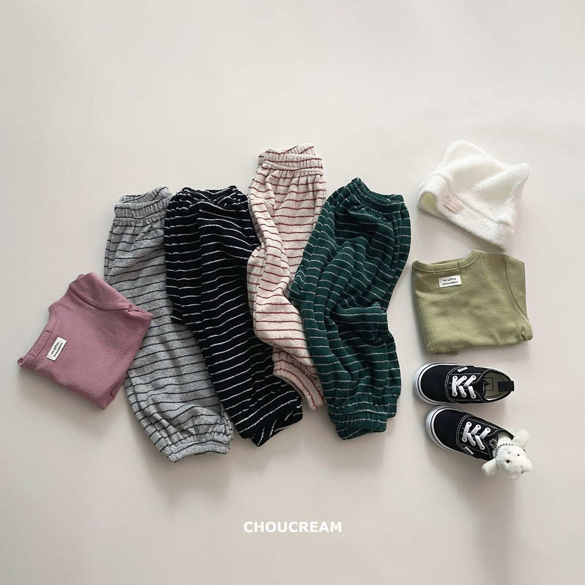 Terry Jogger Pants-CHOUCREAM-53