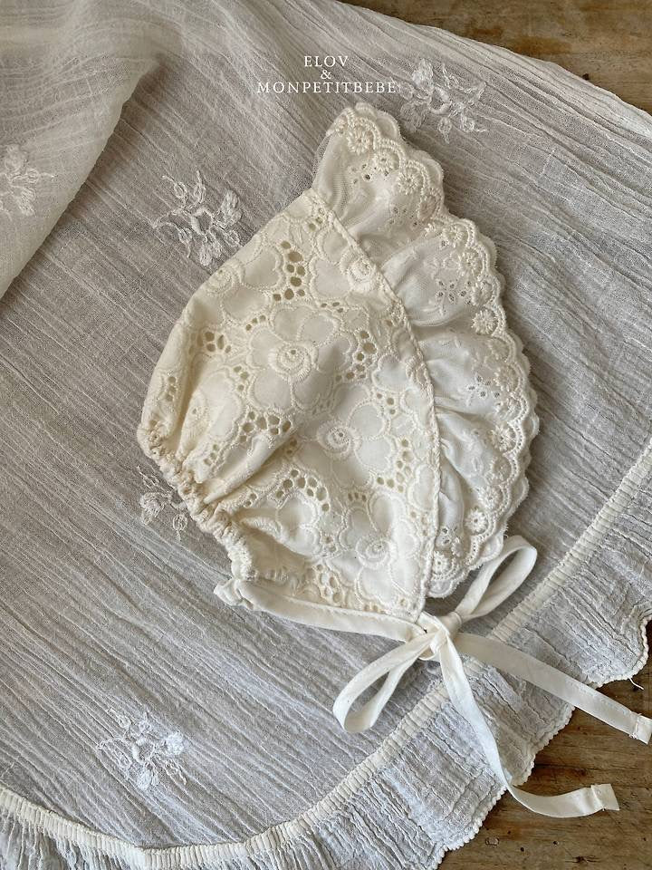 lace bonnet-MON PETIT BEBE-1