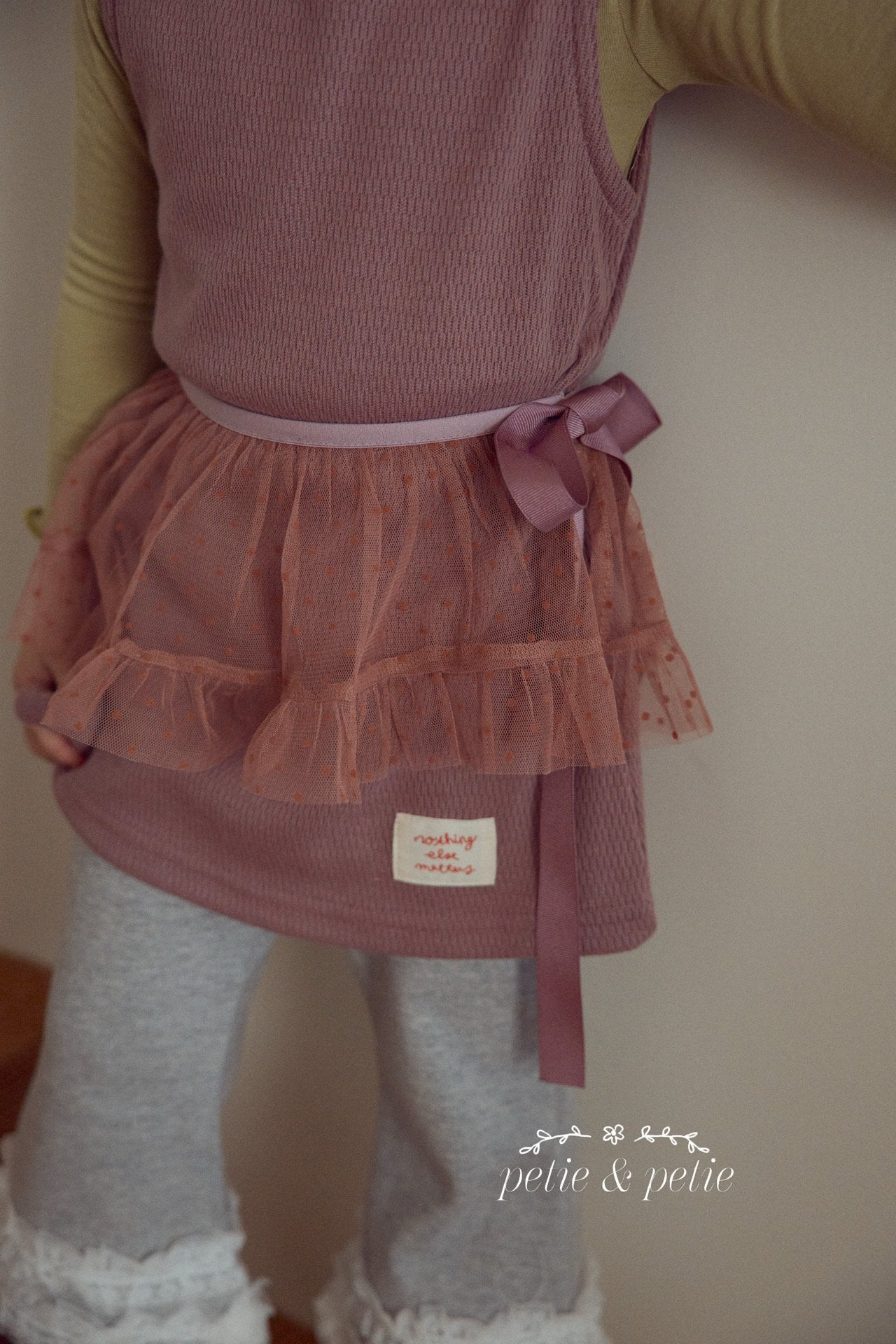 Dot Tulle Layered Skirt-petit petit-28