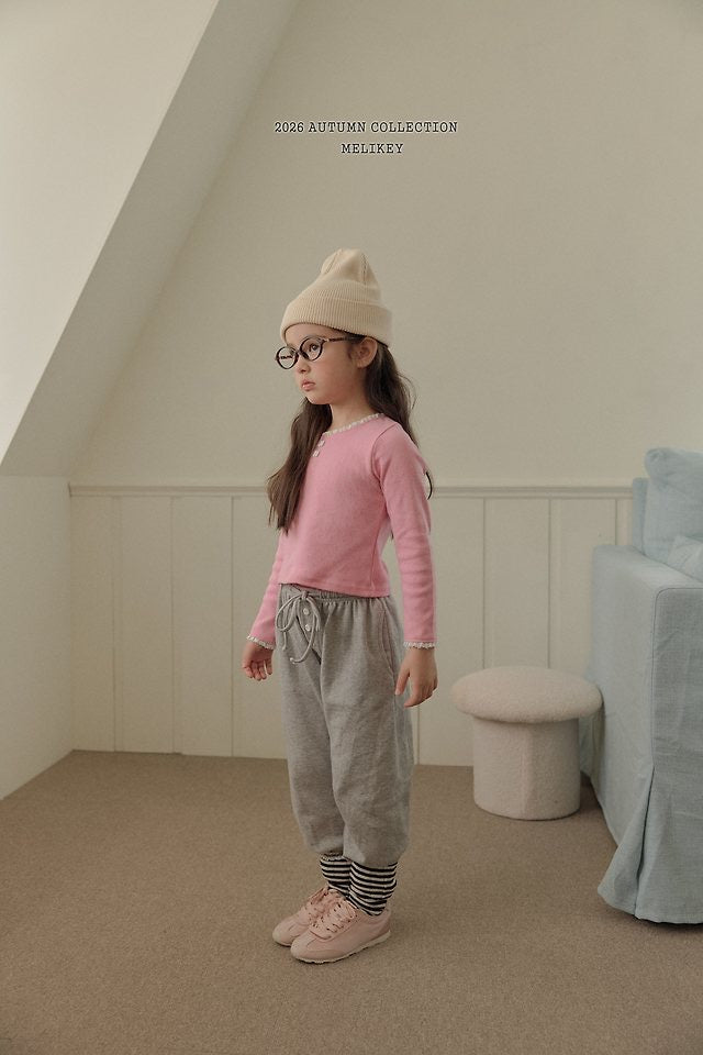 Button Jogger Pants-Melikey-40