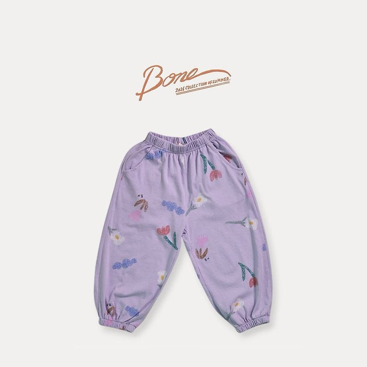 Cray Flower All-over Jogger Pants / boneoune -62