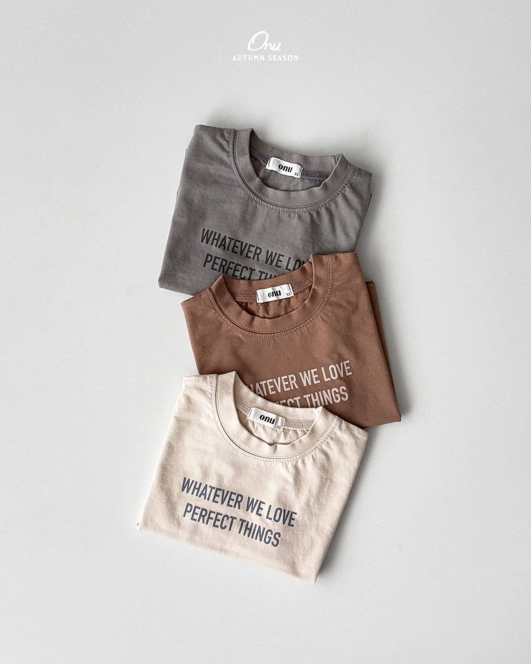 Lettering Short Sleeve Tee-ONU-45