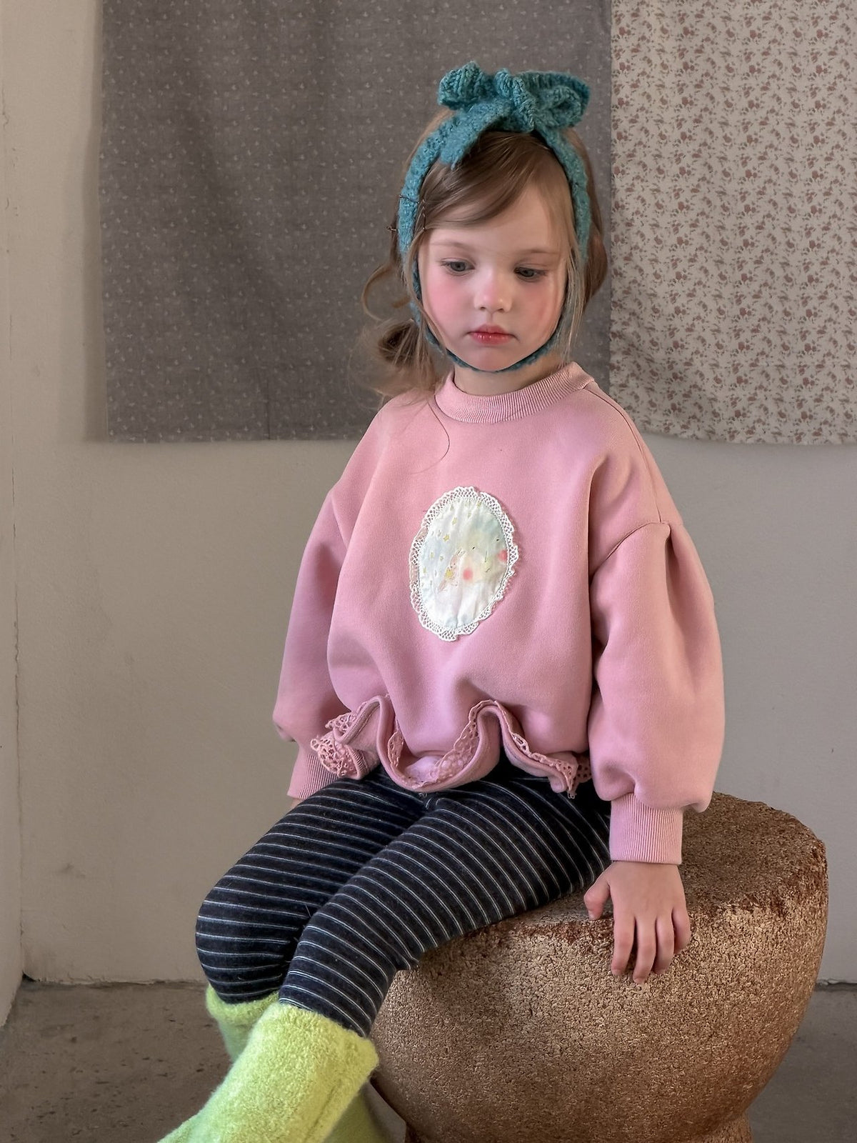 Angel Lace Brushed Sweatshirt-aiai-3
