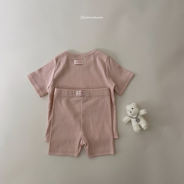 Slim Basic T-shirt-choucream-21