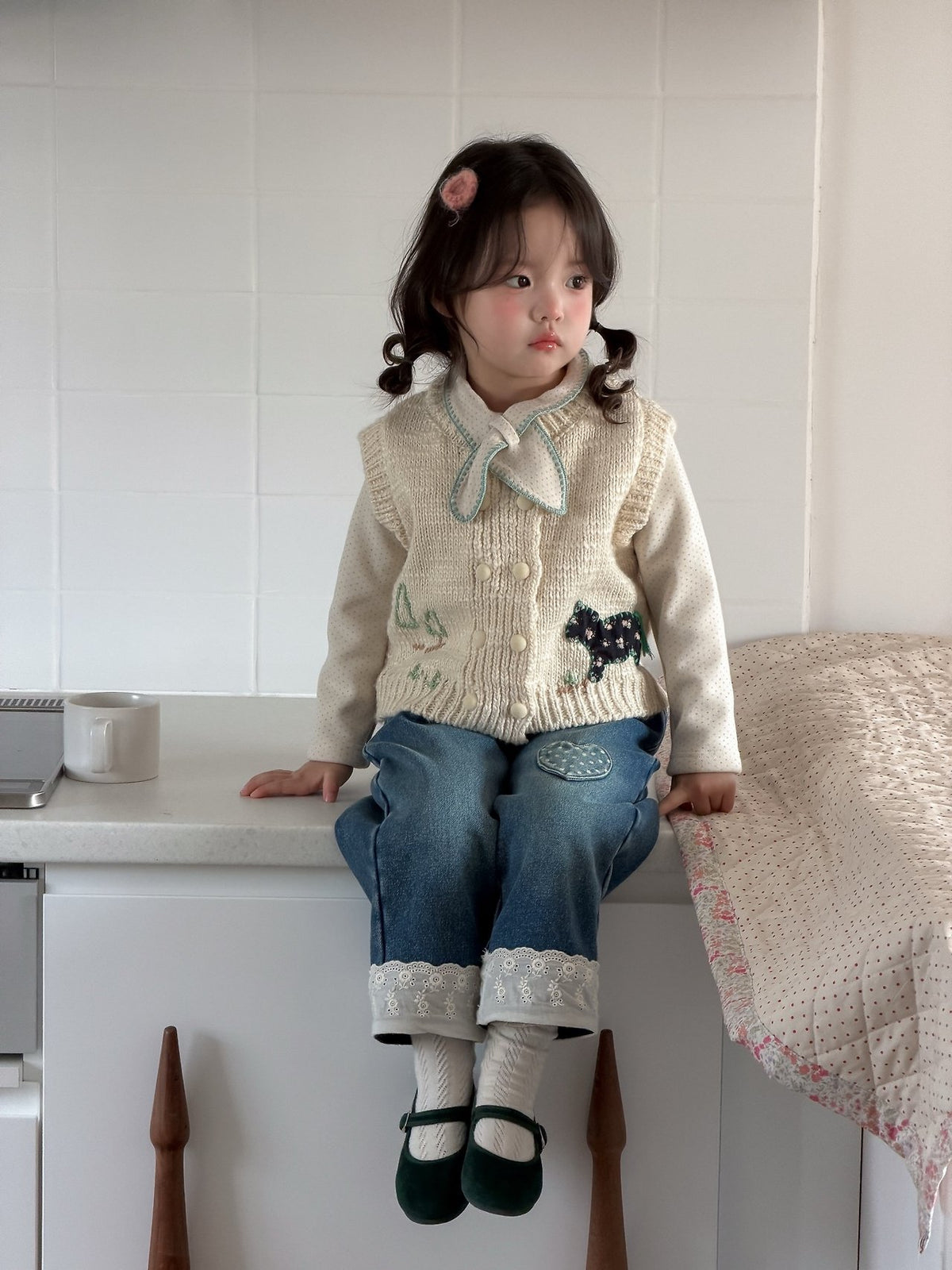 Horse Knit Vest-aiai-65