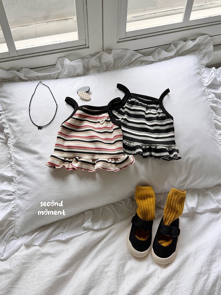 Waffle Peanut Sleeveless Top-Second Moment-43