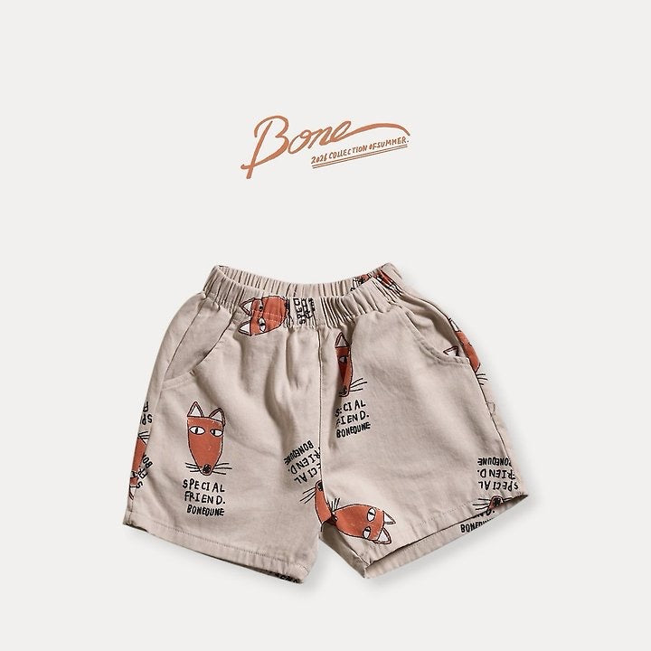 Fox All-over 4/5 Shorts / boneoune - 58