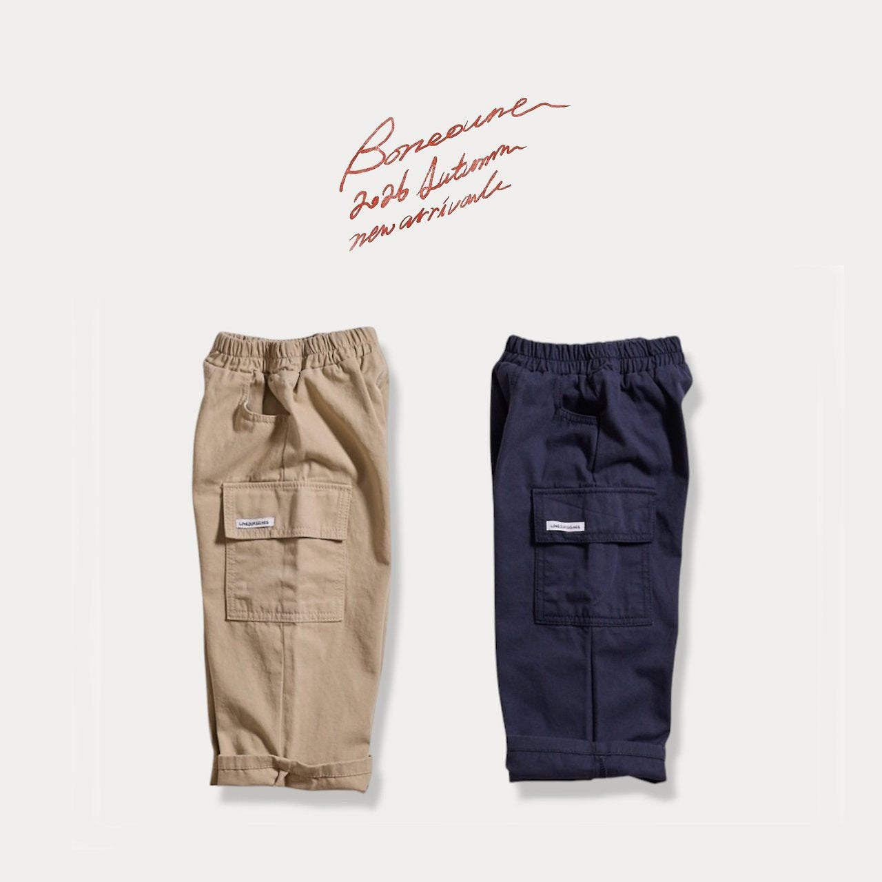 Bio Cotton Cargo Pants-boneoune-25
