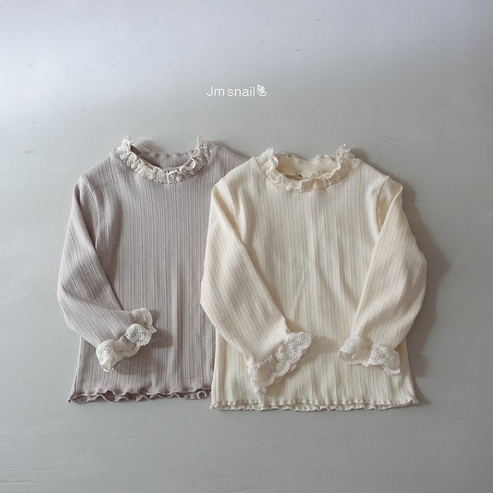 Soft Ribbed Lace T-jmsnail-20