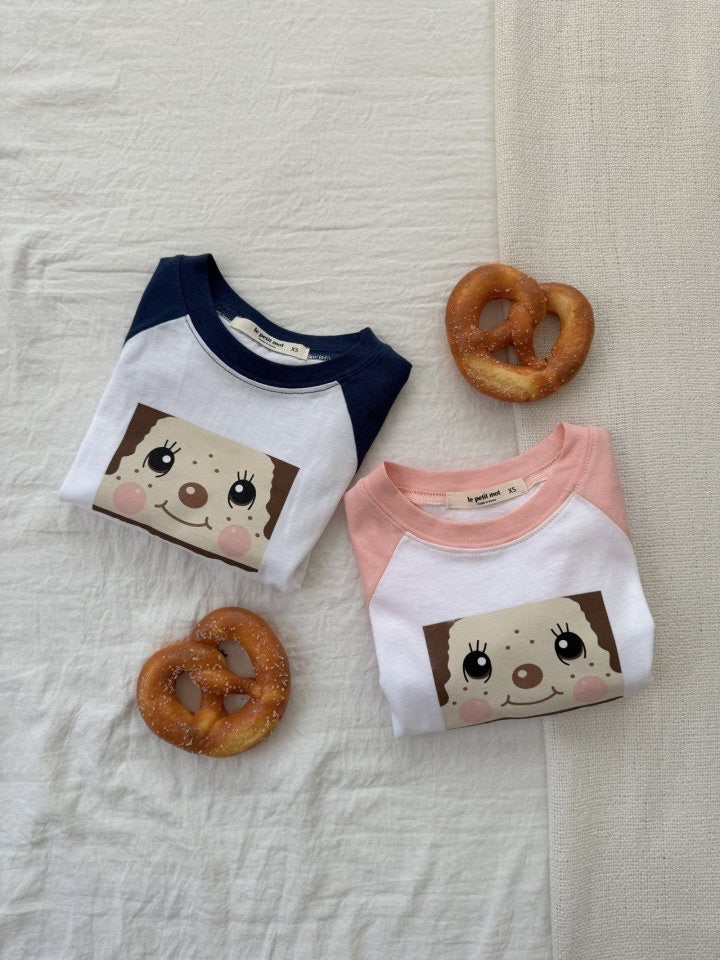 Face raglan Tee-le petit mot-27