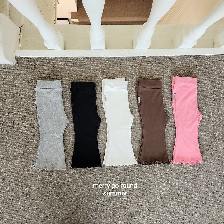 summer jelly boots cut pants / merry go round -55