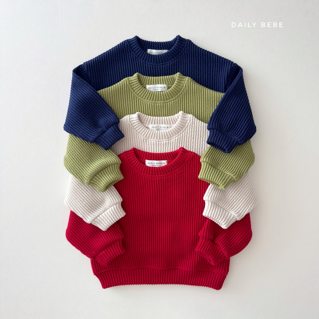 Ribbed Chunky Sweatshirt-dailybebe-27
