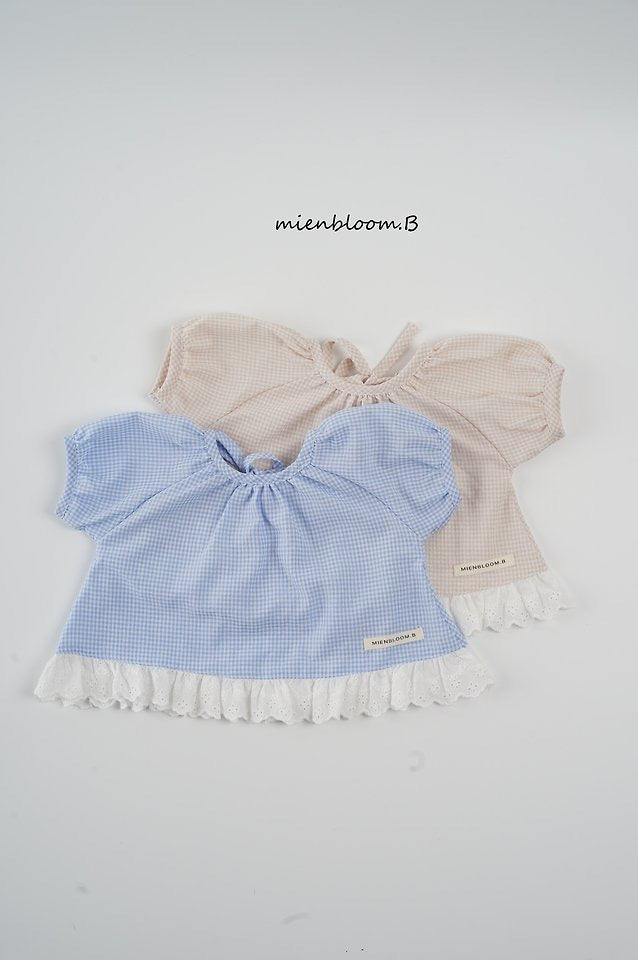 pure check blouse-mienbloom.B-33