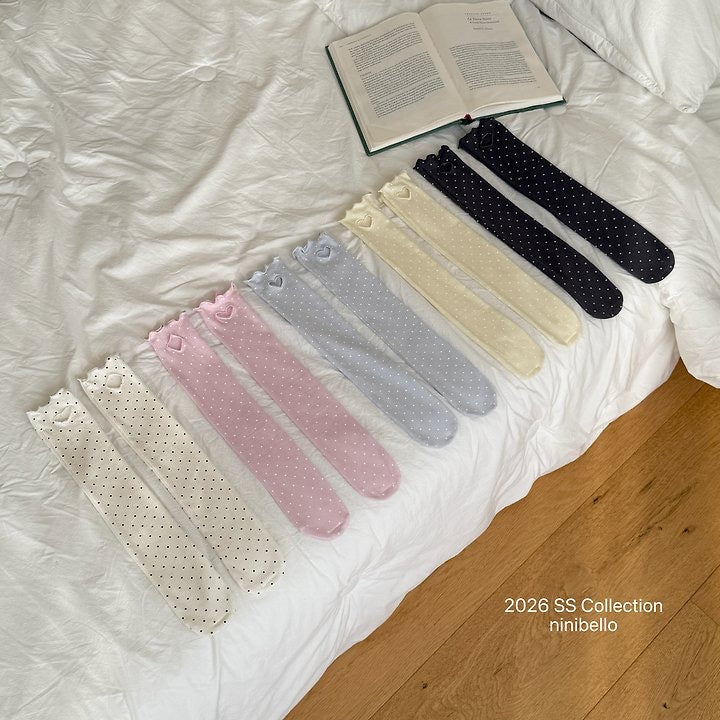 dot heart punch knee socks-ninibello-13