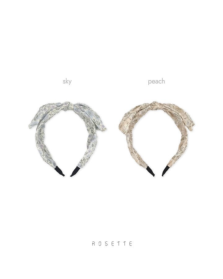 Sherbet Hair Band-rosette-2-1