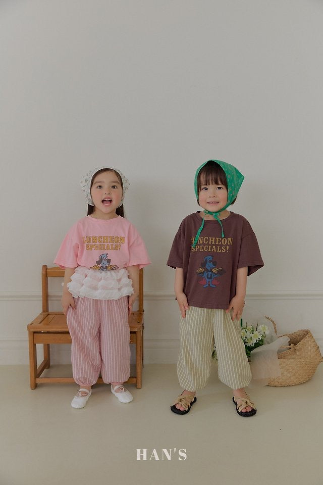 Cherry Stripe Pants-HAN′S KIDS  - 25