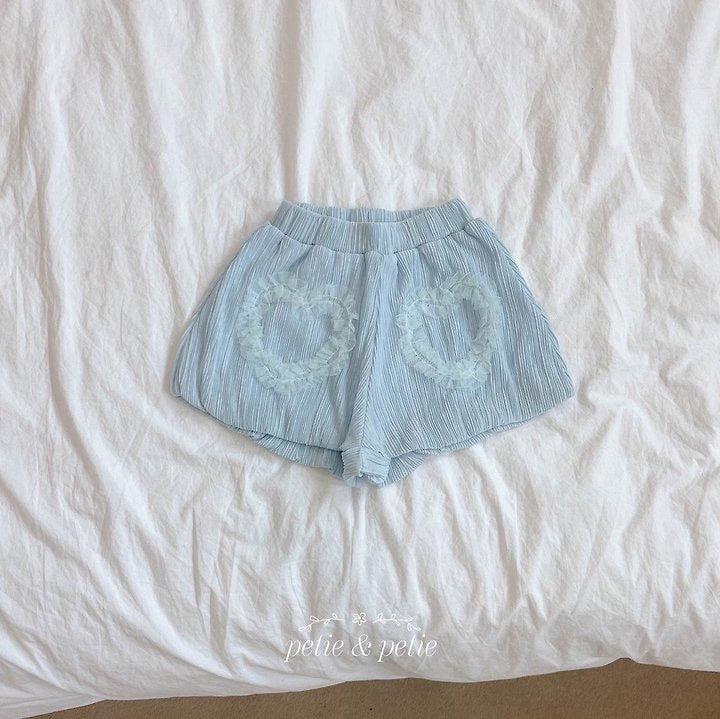 Heart Pleats Pants - petit & petit - 54
