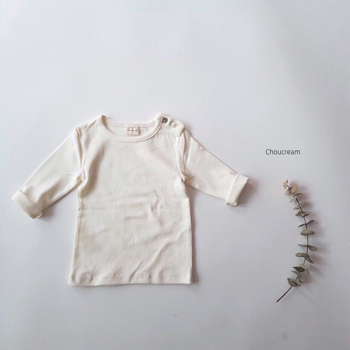 Bebe Basic T-Shirt (Autumn)-CHOUCREAM-5