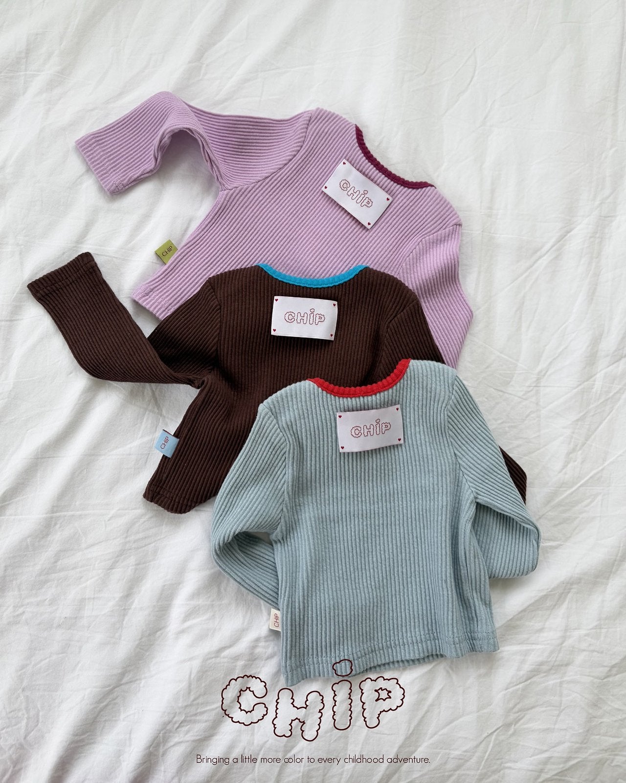 Macaron Ribbed T-Shirt-chip-13