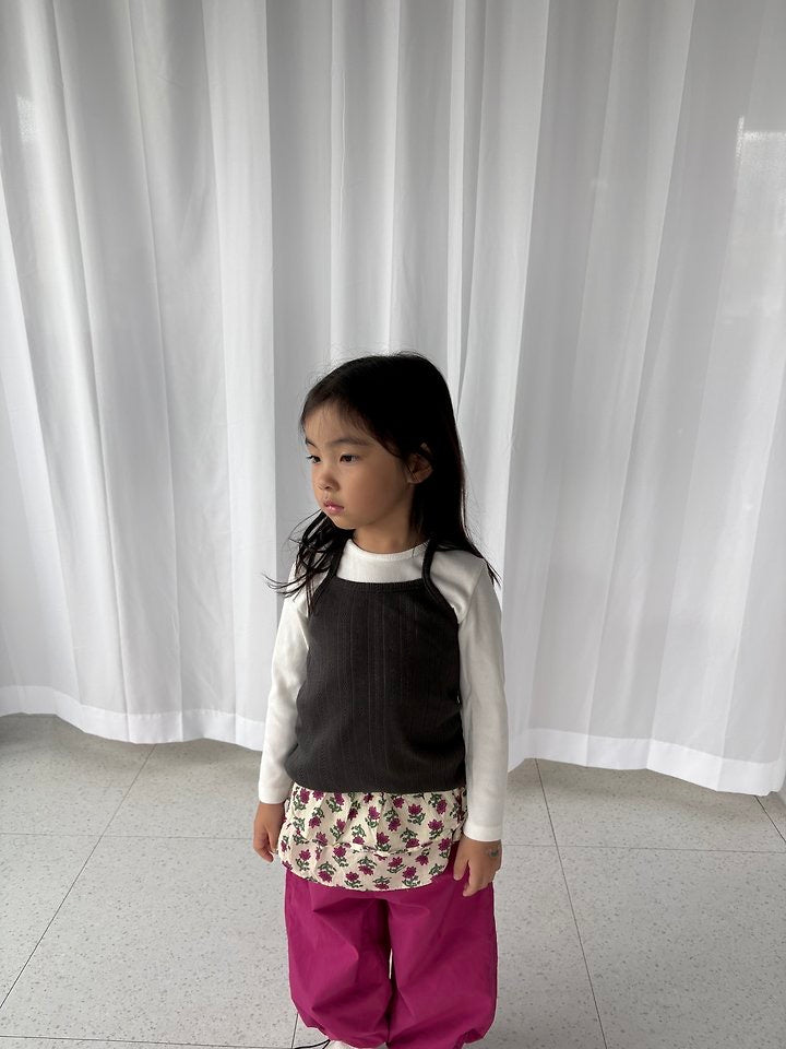 Knit Eyelet Halter Camisole-pepper-31