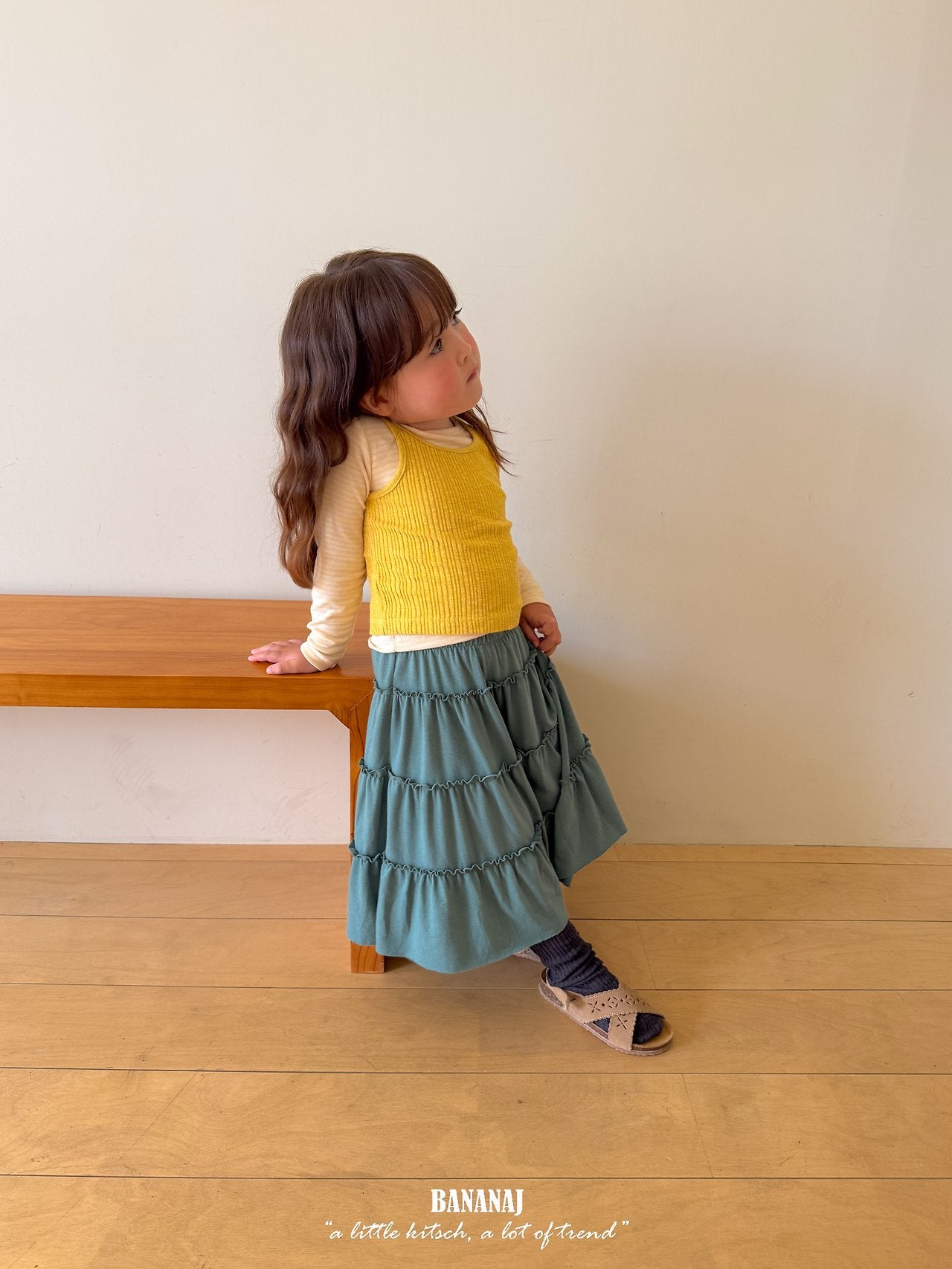 Double Strap Top-banana.j-31