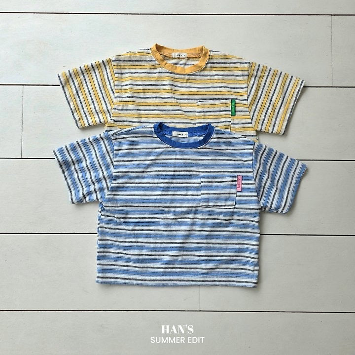 Cans Stripe Tee-HAN′S KIDS  - 22