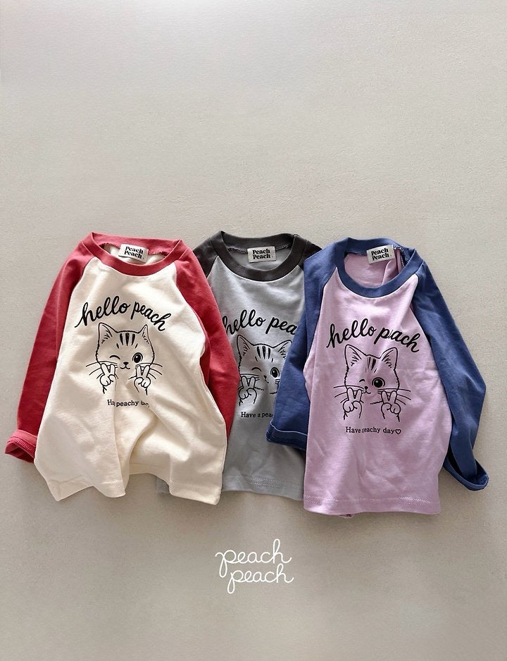 Hello Peach T-Shirt-peach peach-7