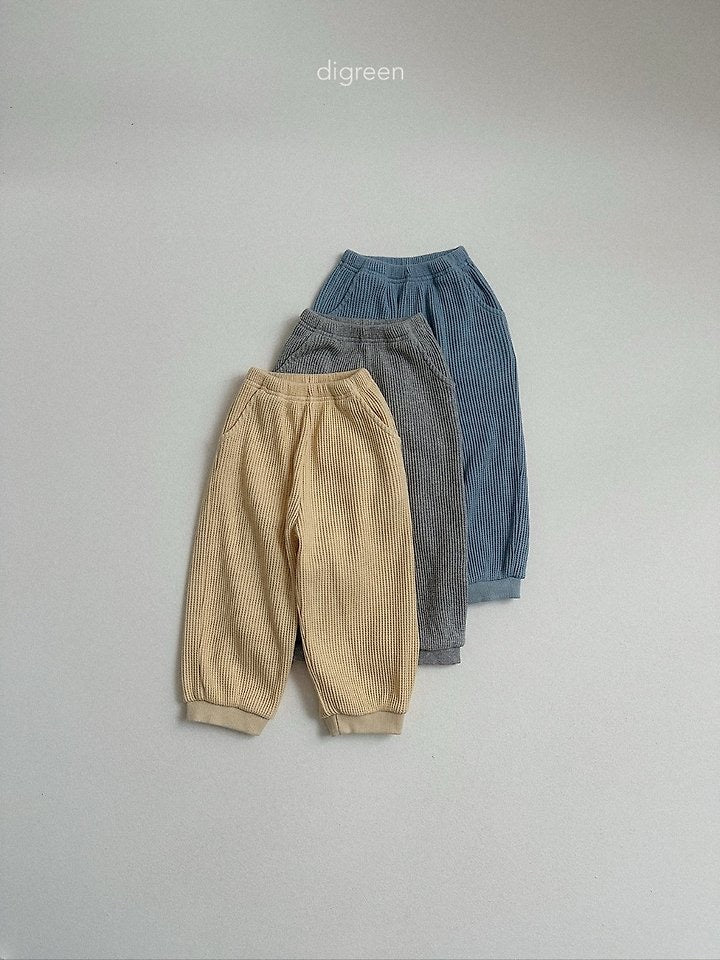 flat waffle pants-digreen-15