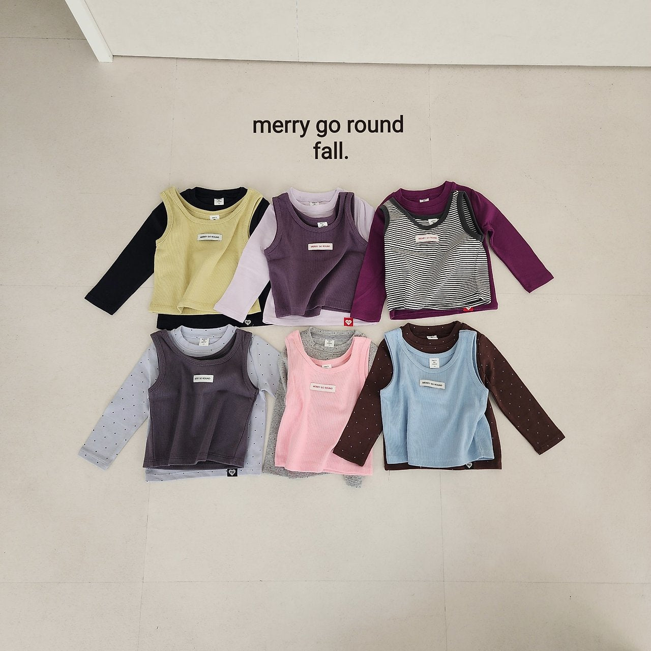 Kinder Vest Set-merry go round-32