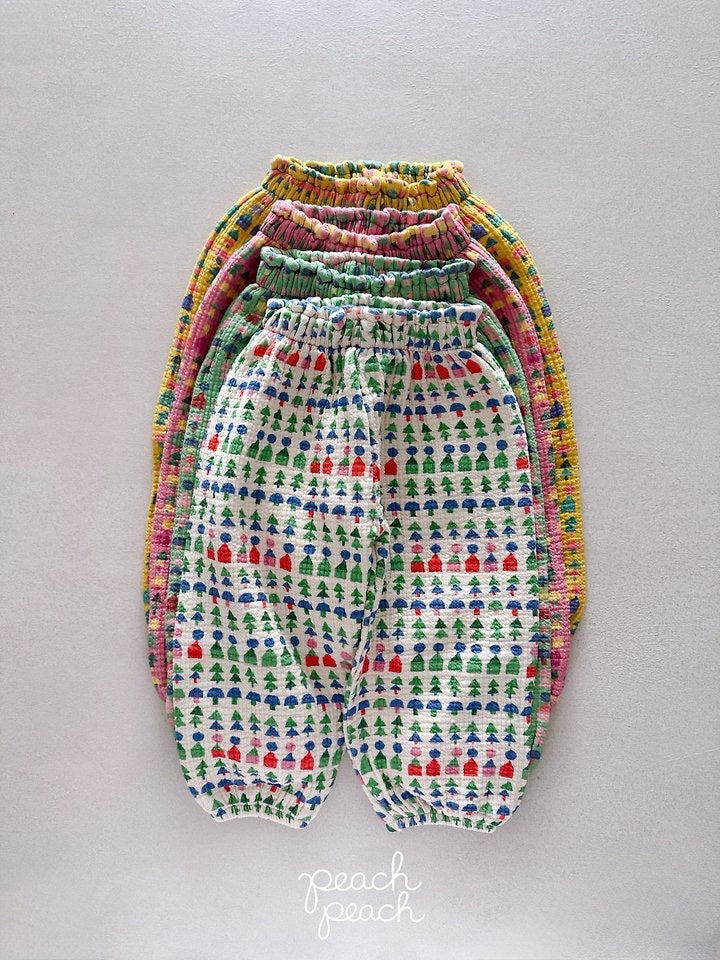 Tree Harem Pants-peach peach-14