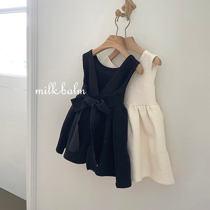 Embossed Jacquard Dress-milkbalm-8
