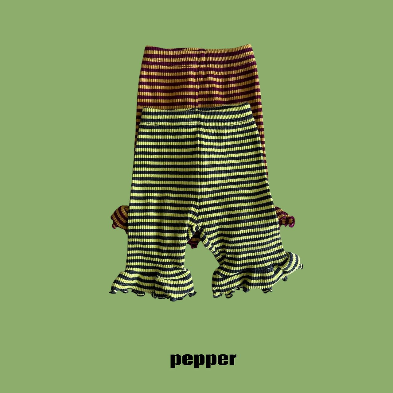 Melon Frill Leggings-pepper-2-4