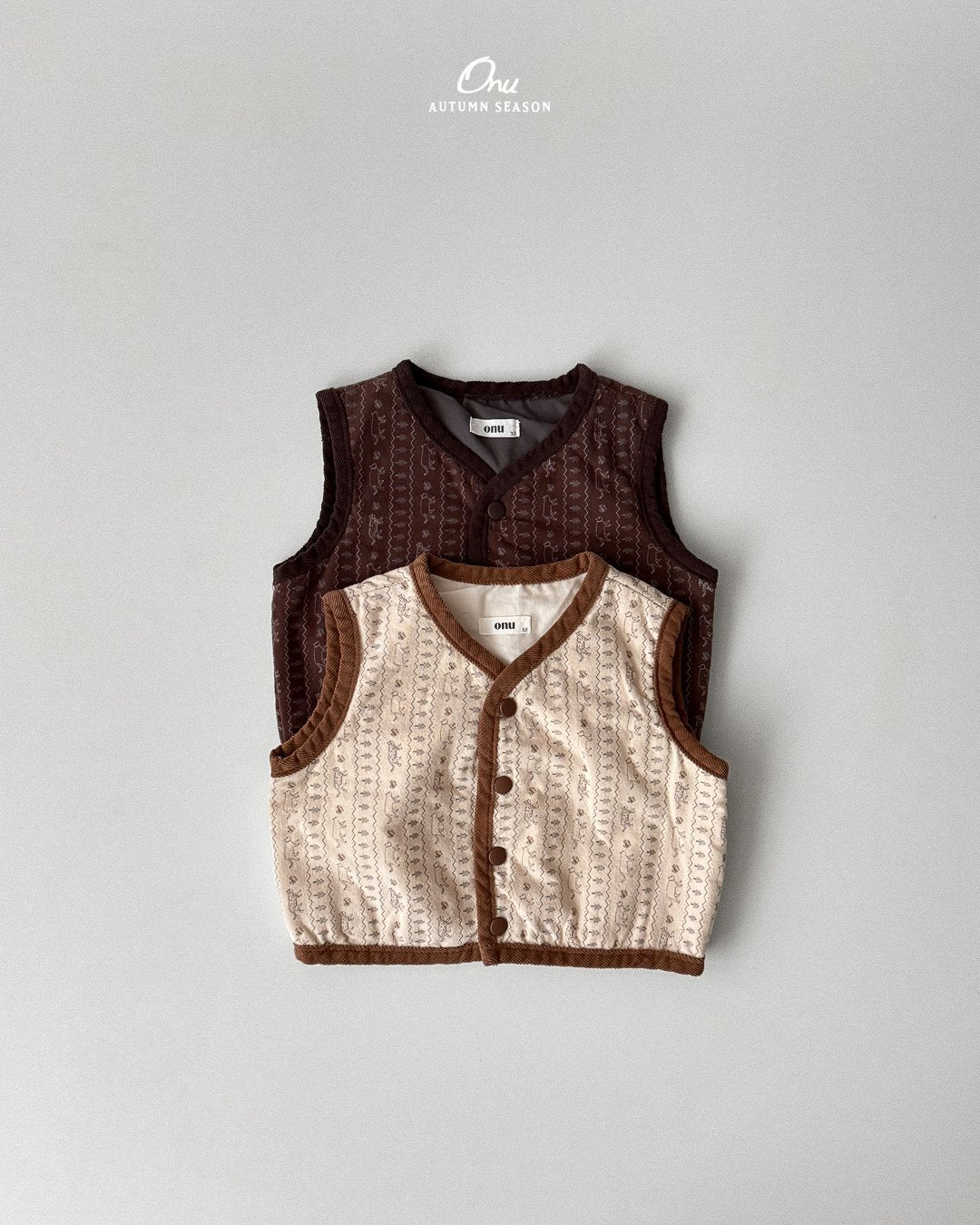 Illustration Quilted Vest-ONU-19