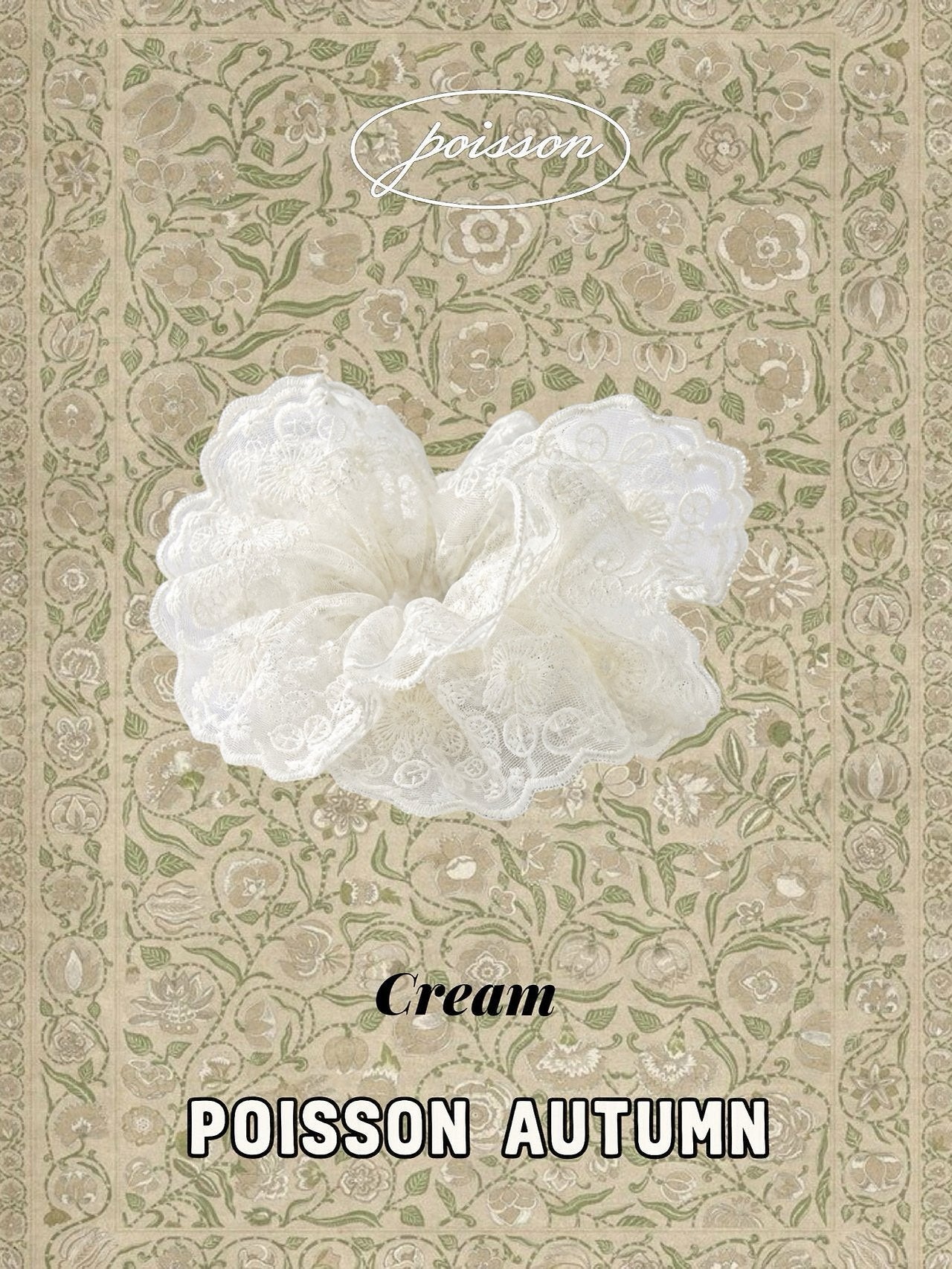 Bloom Lace Scrunchie-POISSON-20
