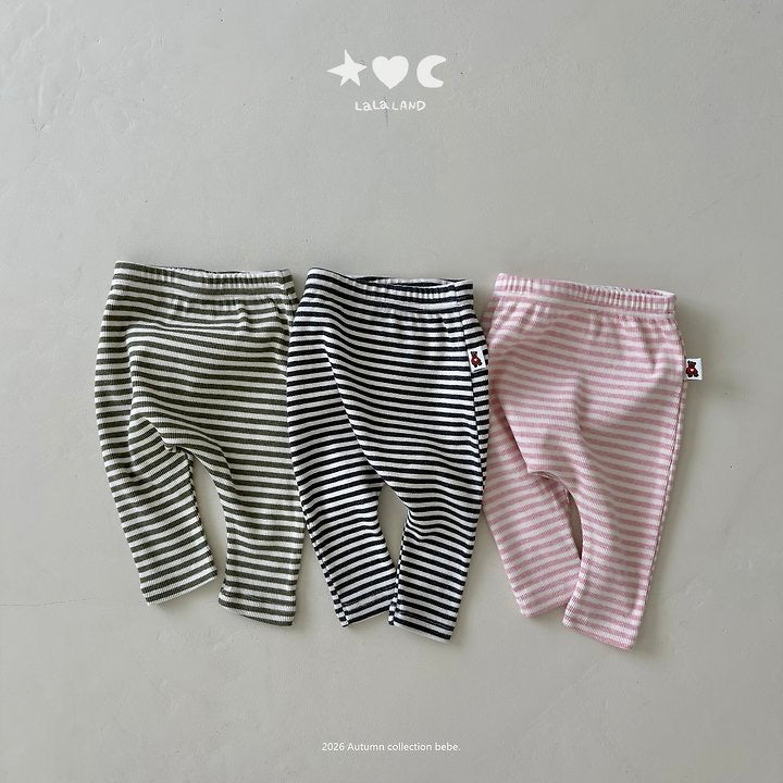Bebe 23 B. Stripe Leggings-Lalaland-64
