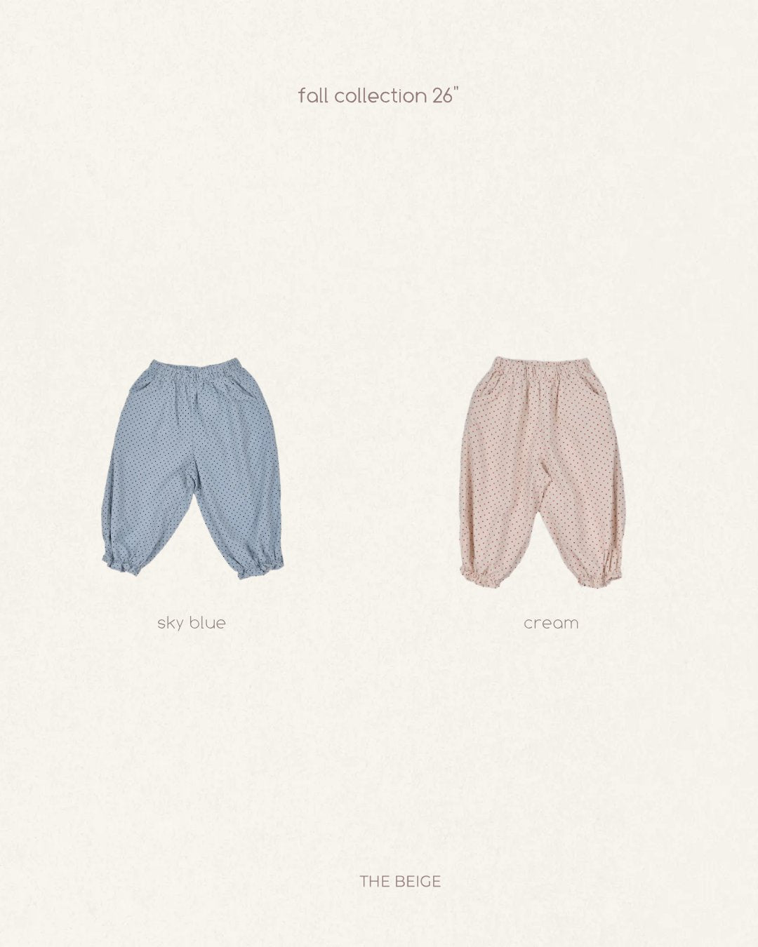 dot frill pants -the-beige-9