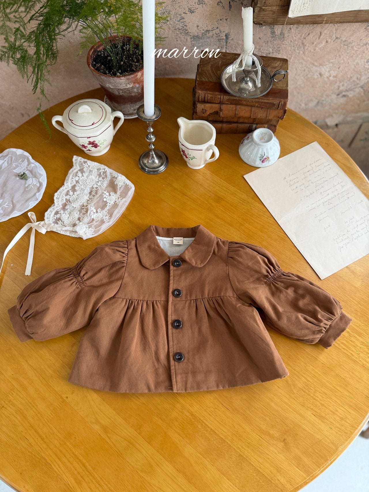 Bonbon Jacket-MARRON-47