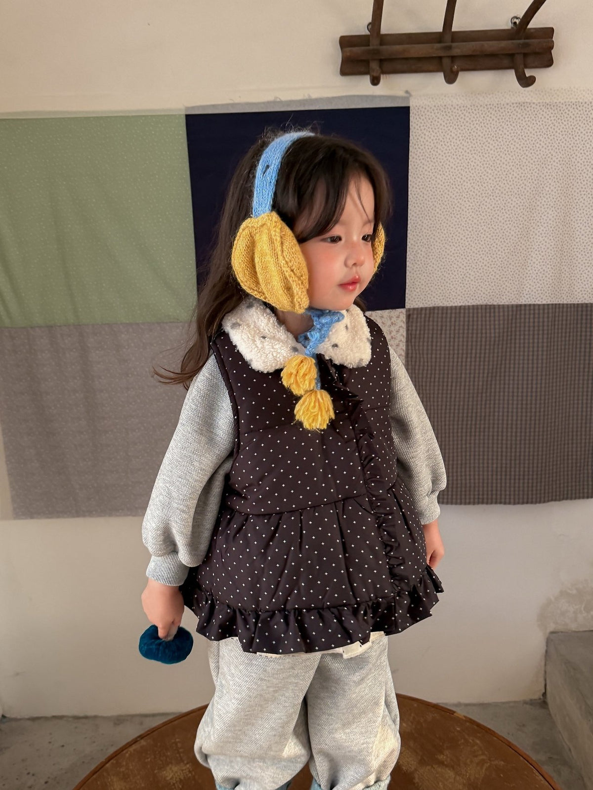 Mabel Dot Padded Vest-aiai-18